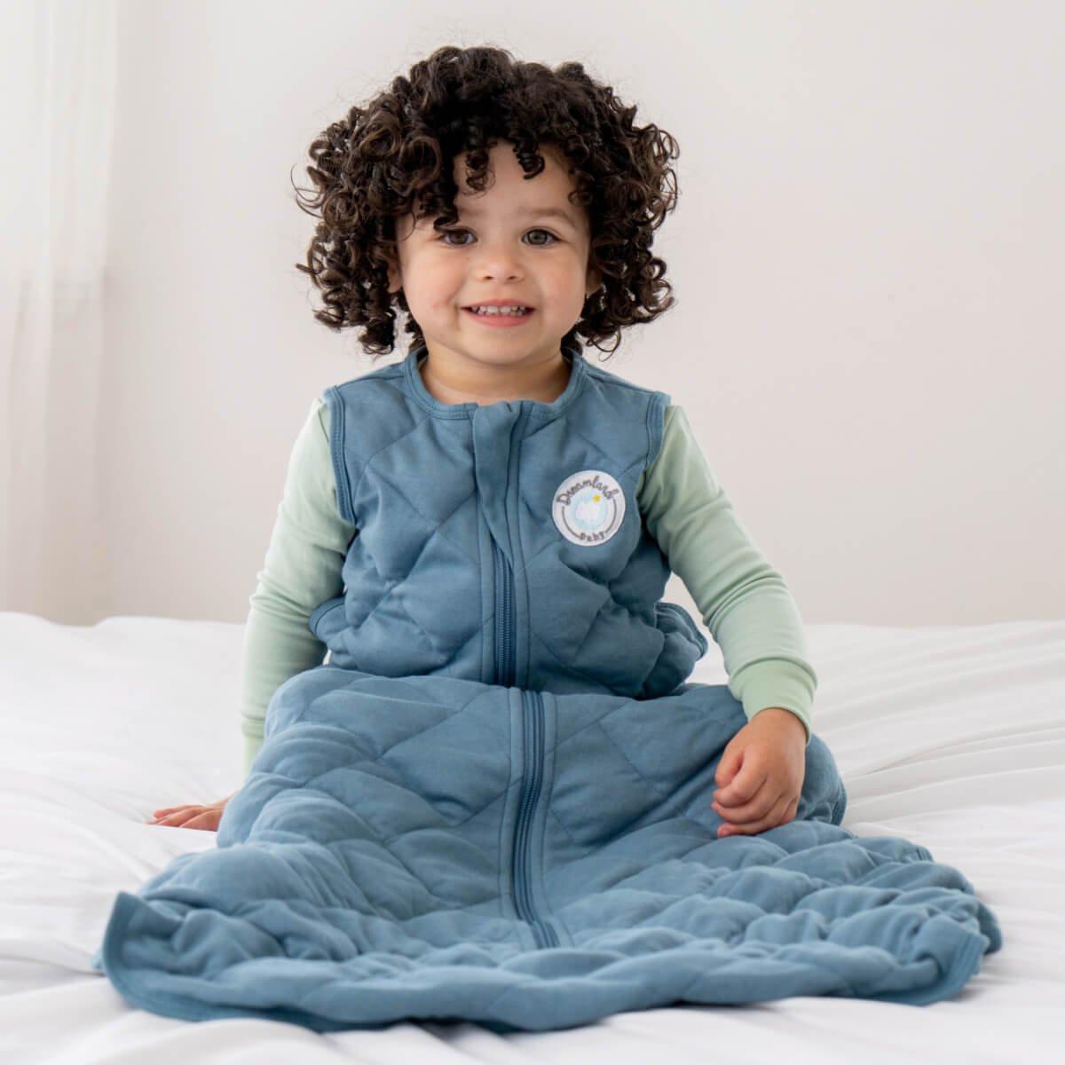 Weighted Sleep Sack Ocean Blue image number 4