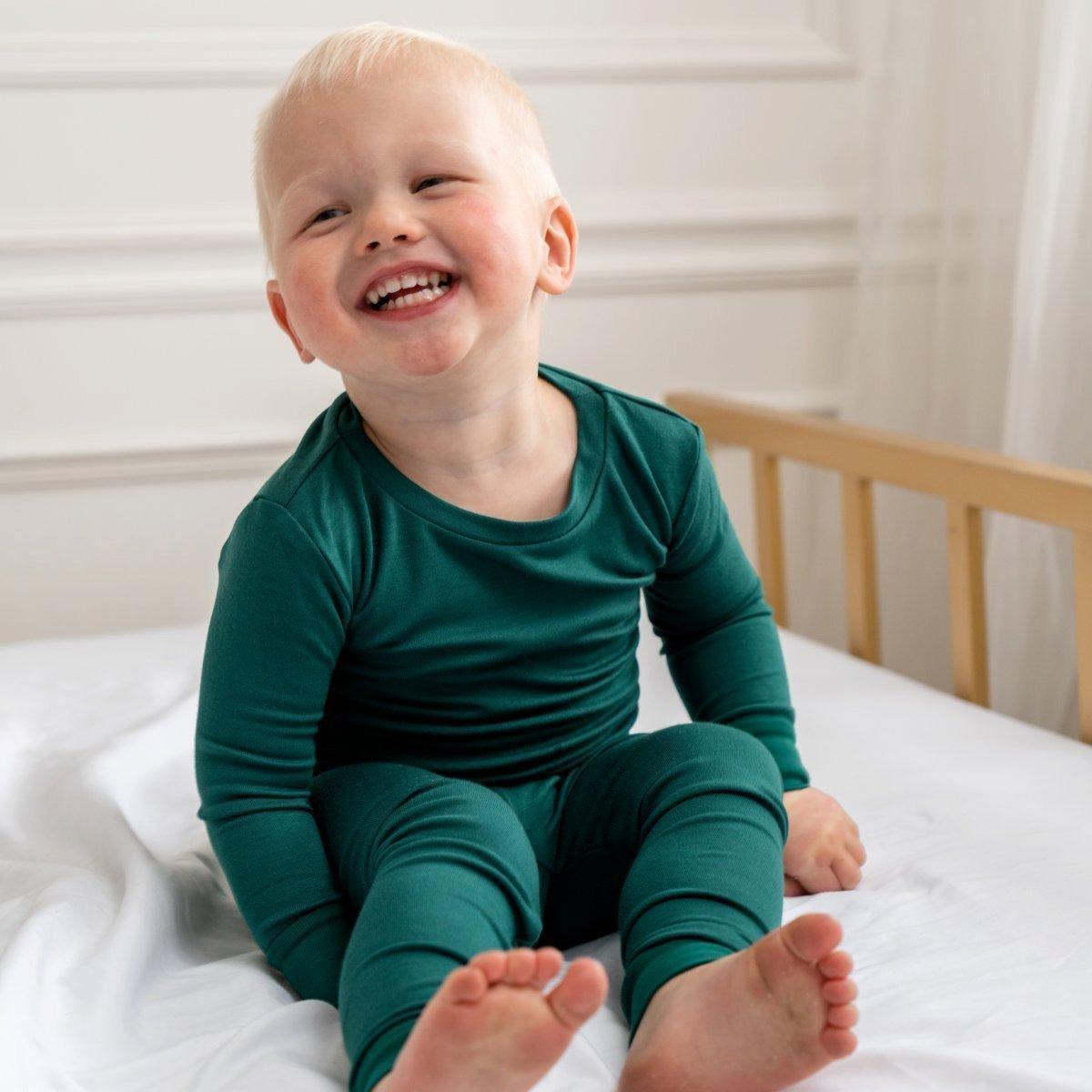 Bamboo PJ Toddler Forest Green image number 1