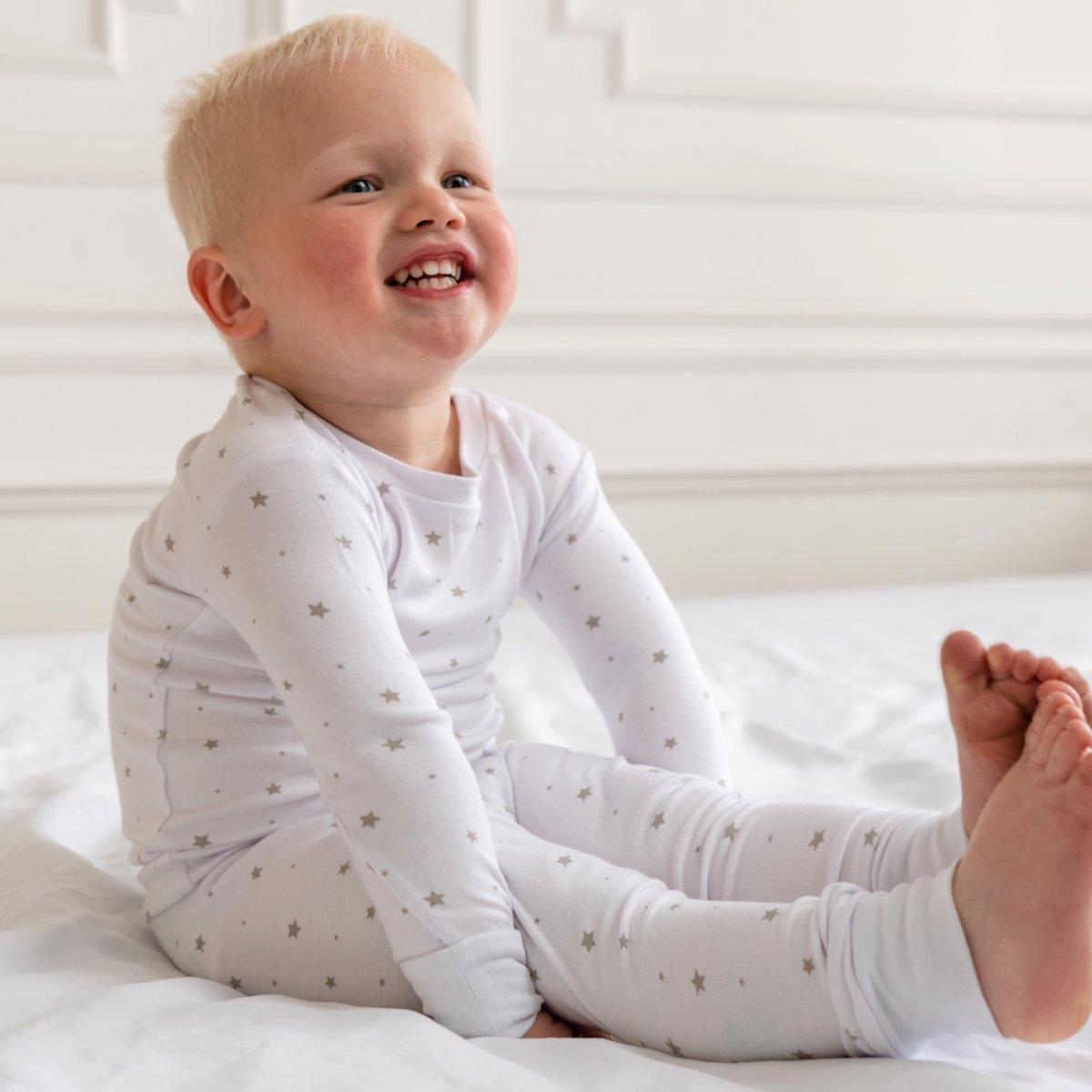 Bamboo PJ Toddler Grey Star image number 1