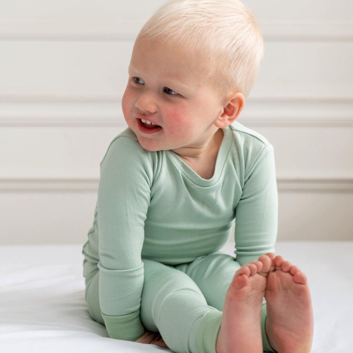 Bamboo PJ Toddler Sage Green image number 1