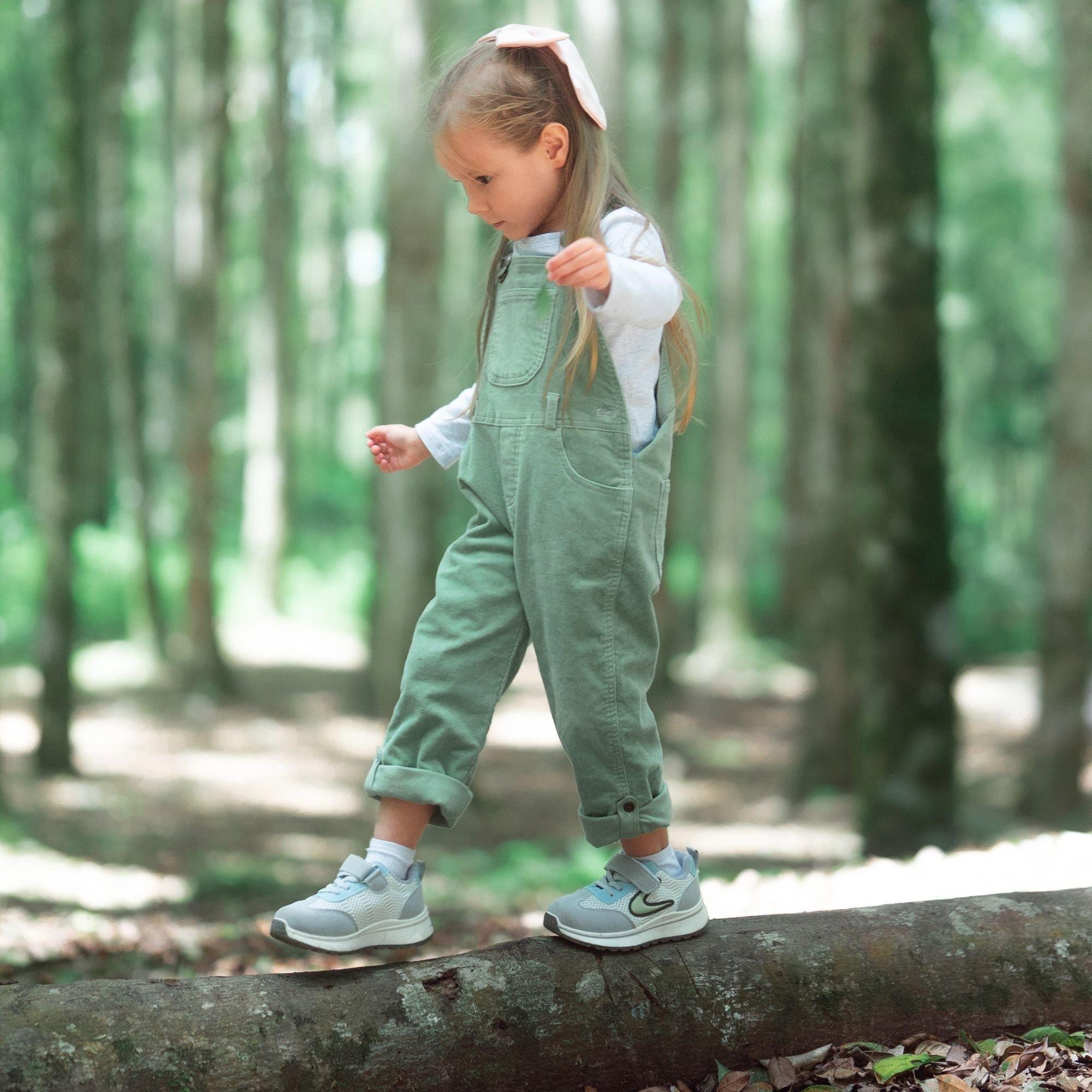 Sage Corduroy Overalls image number 3