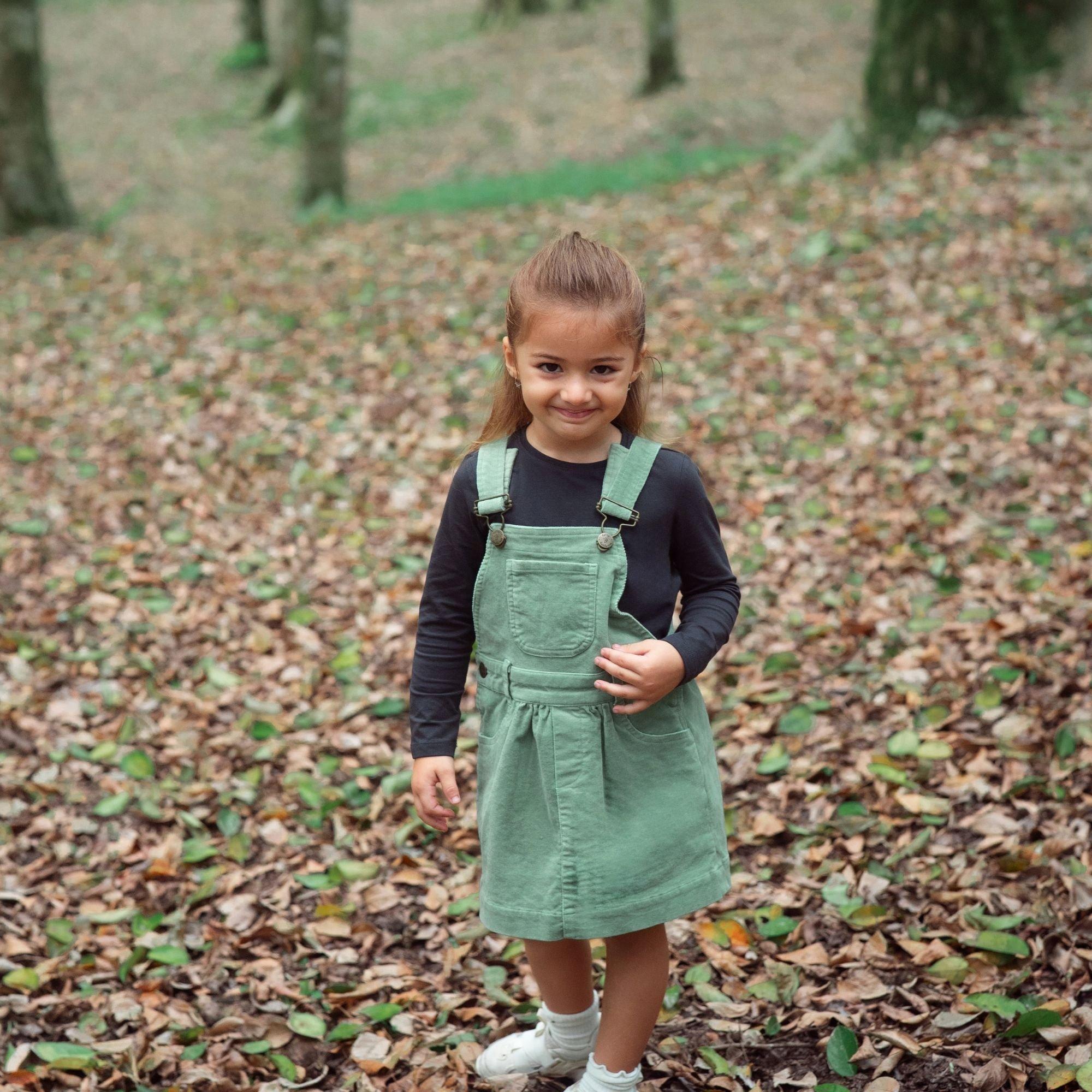 Sage Corduroy Dress image number 2