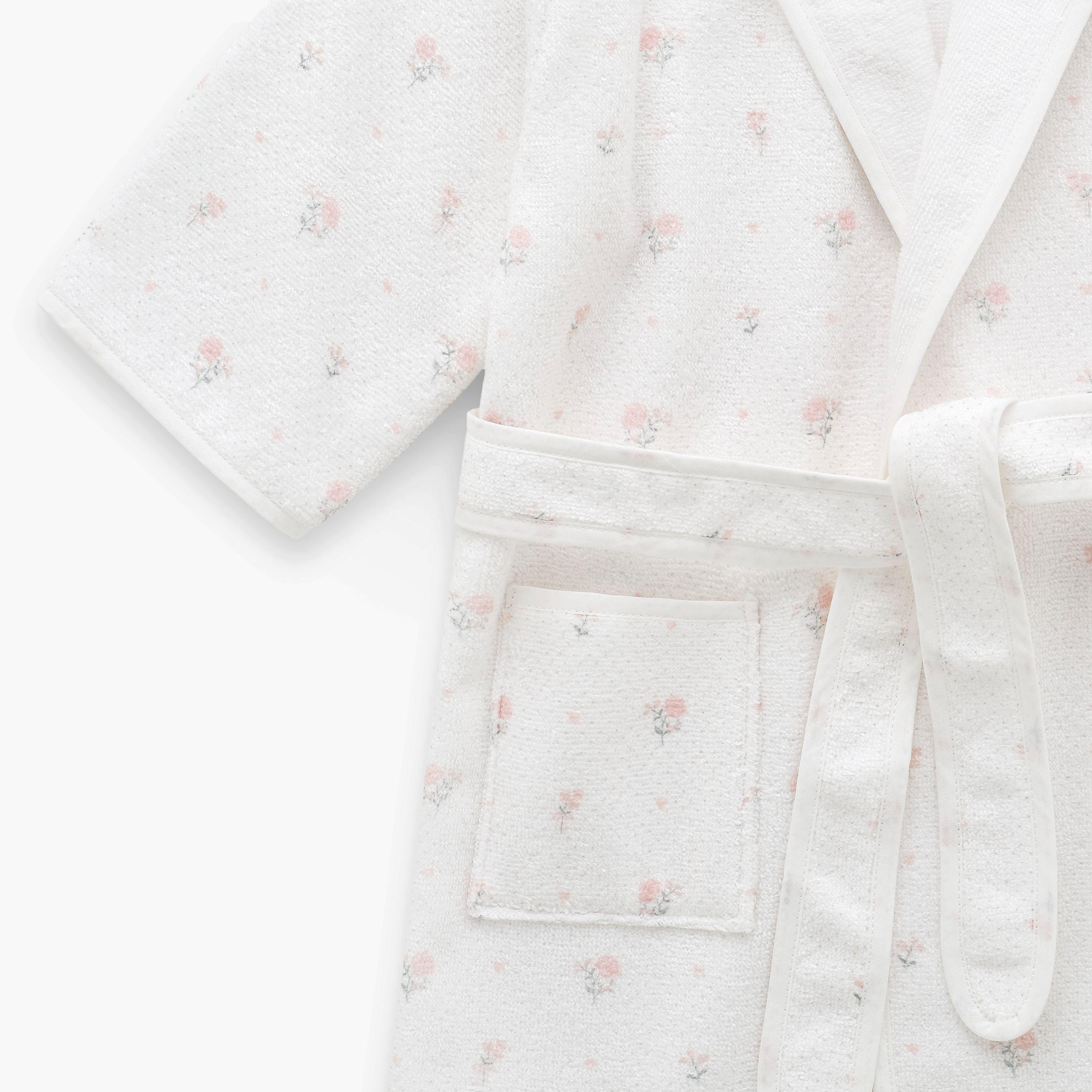 Ditsy Floral Bathrobe - Pink image number 2