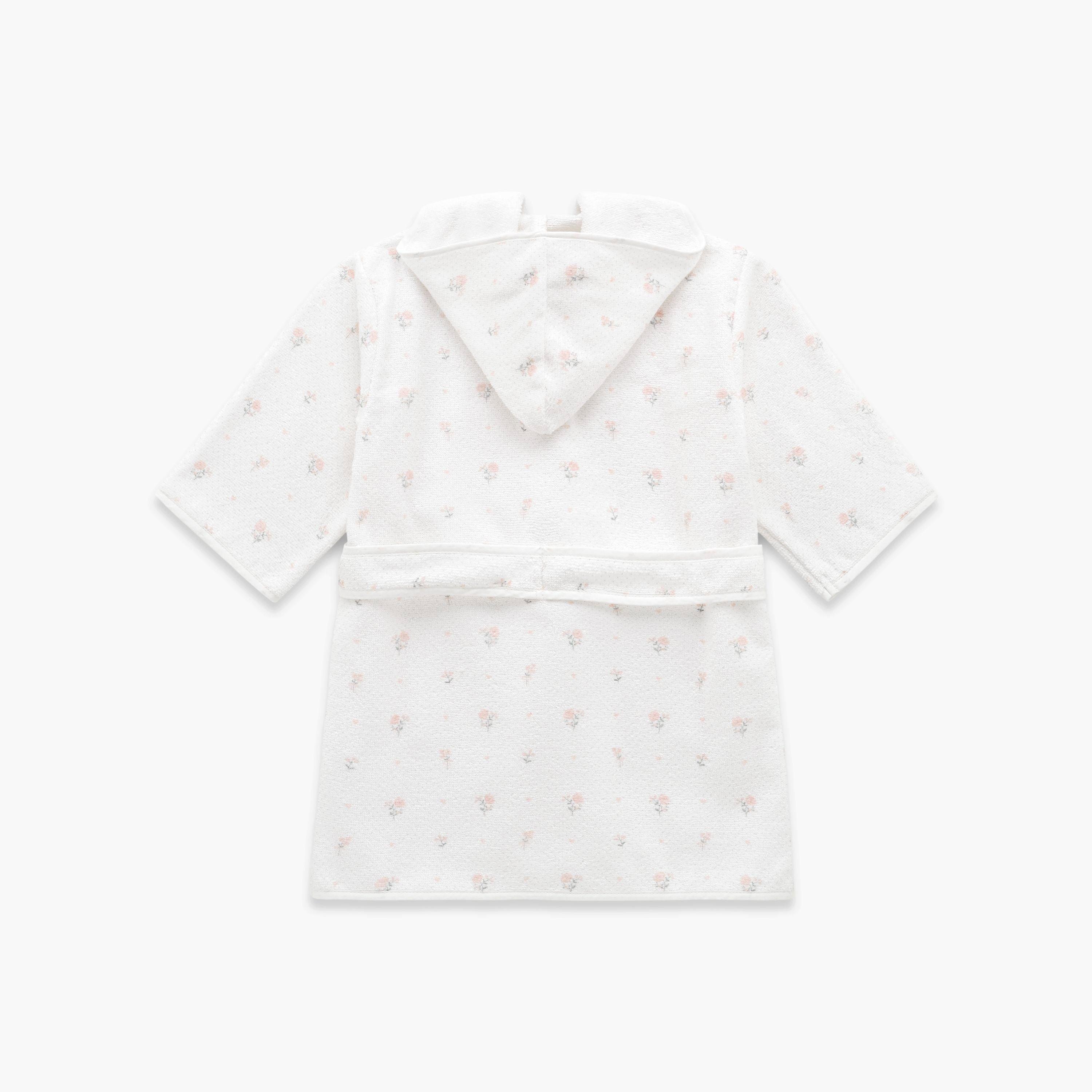 Ditsy Floral Bathrobe - Pink image number 1