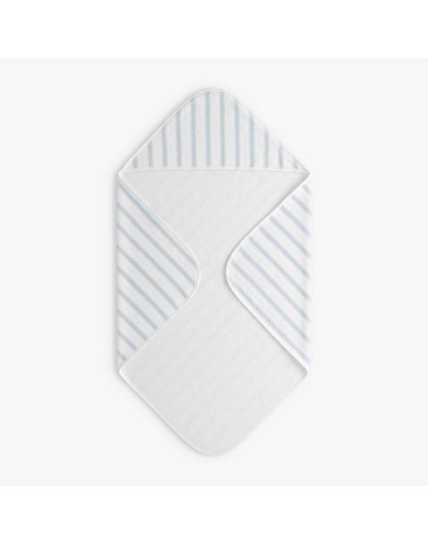 Seaside Stripes Baby Hooded Towel - Ocean