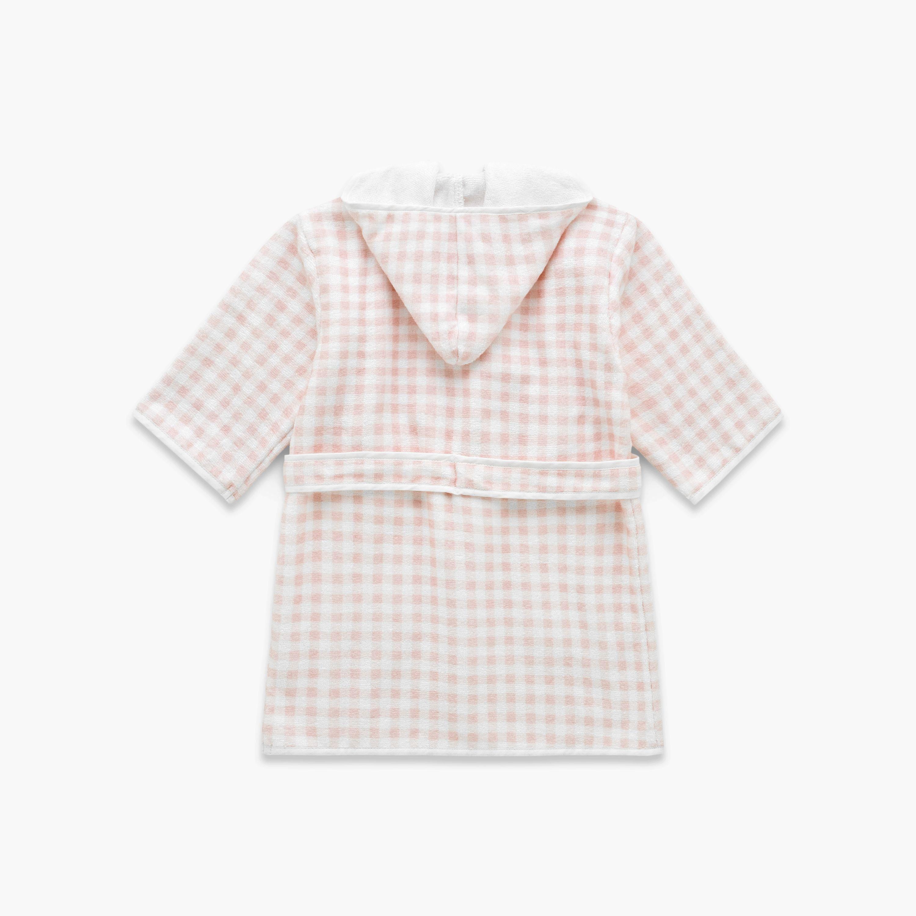 Picnic Gingham Bathrobe - Pink image number 1