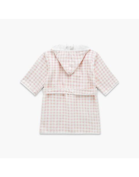 Picnic Gingham Bathrobe - Pink