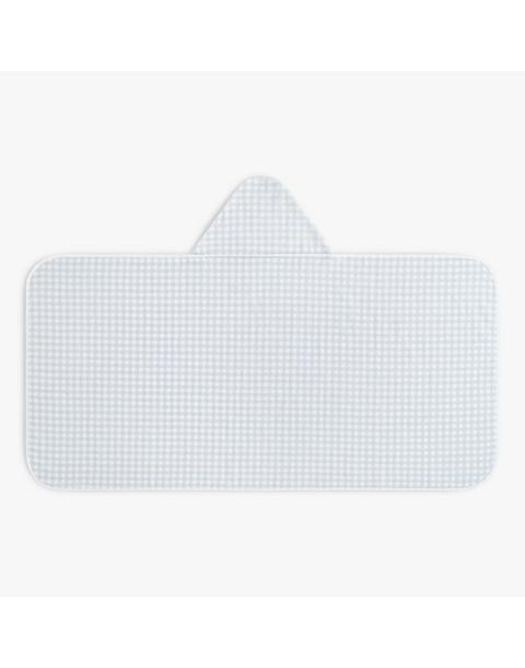 Picnic Gingham Children's Hooded Towel - Blue