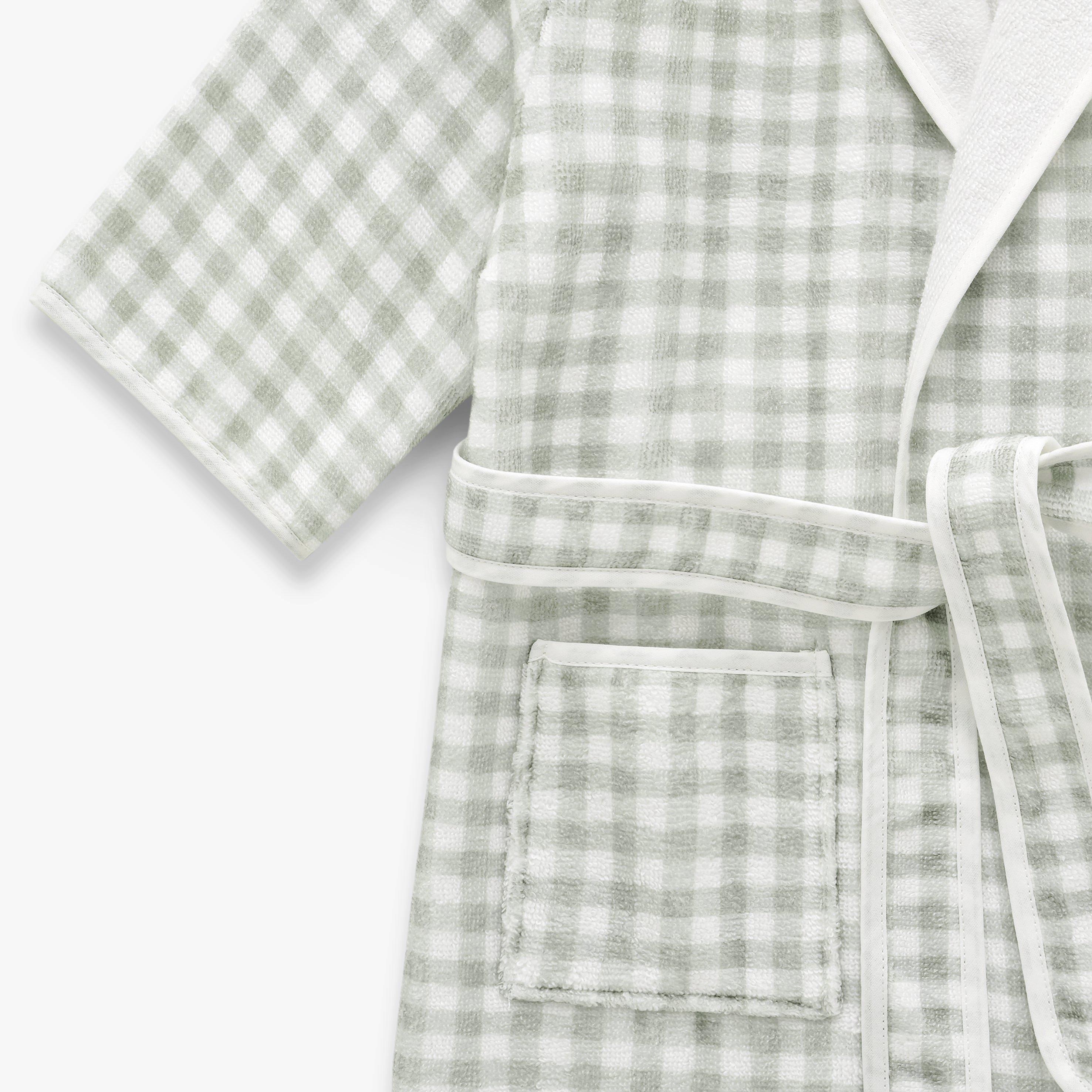 Picnic Gingham Bathrobe - Green image number 2