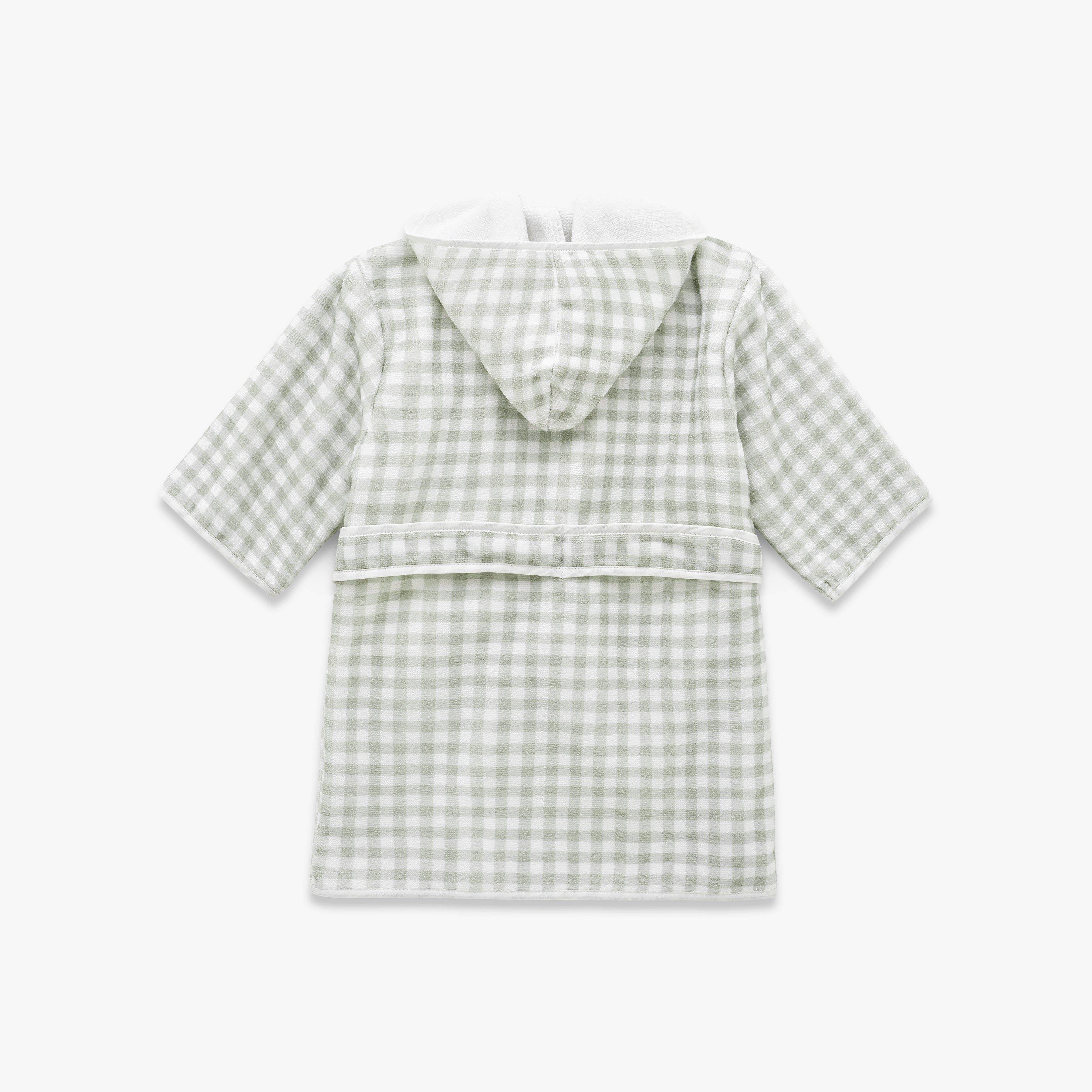 Picnic Gingham Bathrobe - Green image number 1