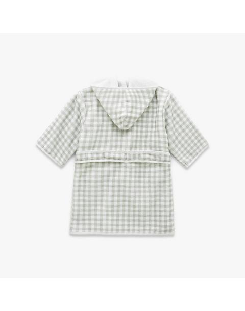 Picnic Gingham Bathrobe - Green