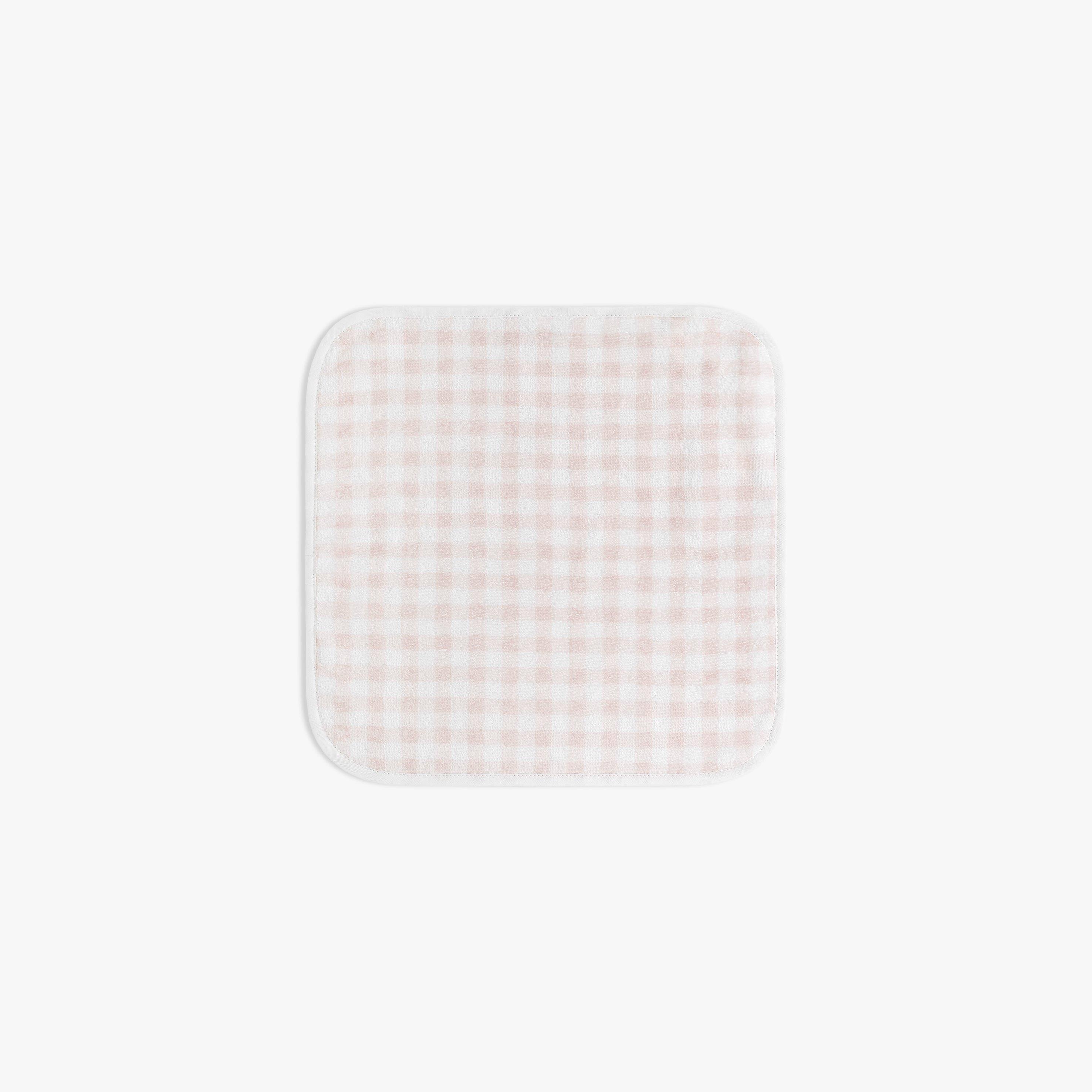 Picnic Gingham Washcloth - Pink image number 1