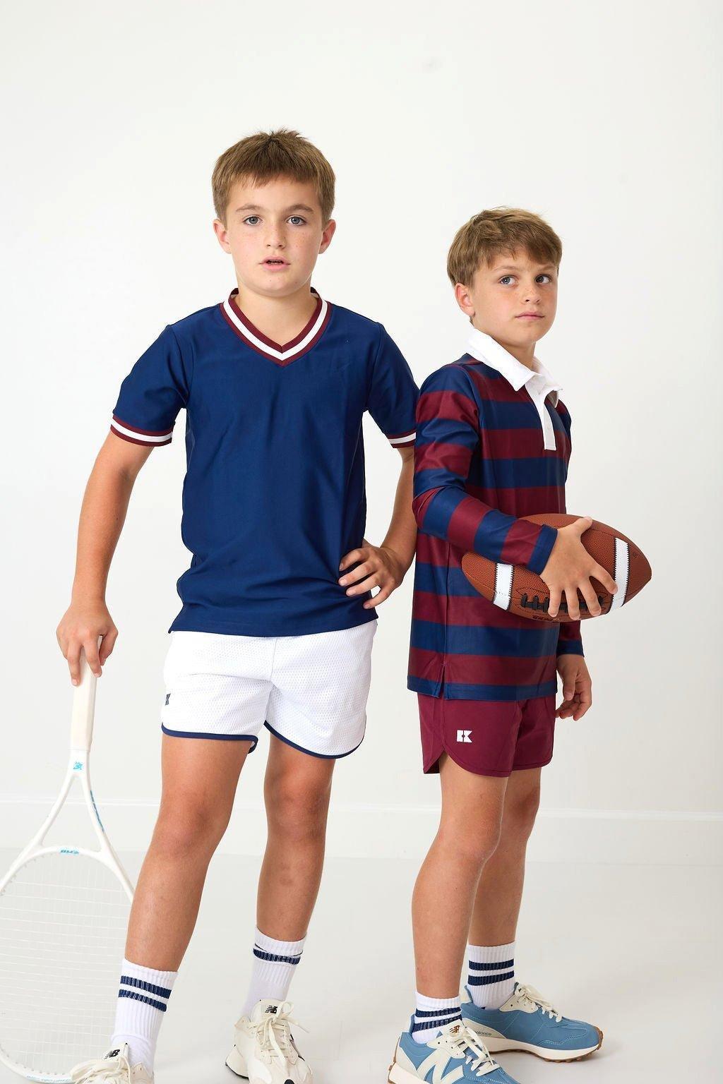Boys Long Sleeve Polo Shirt image number 1