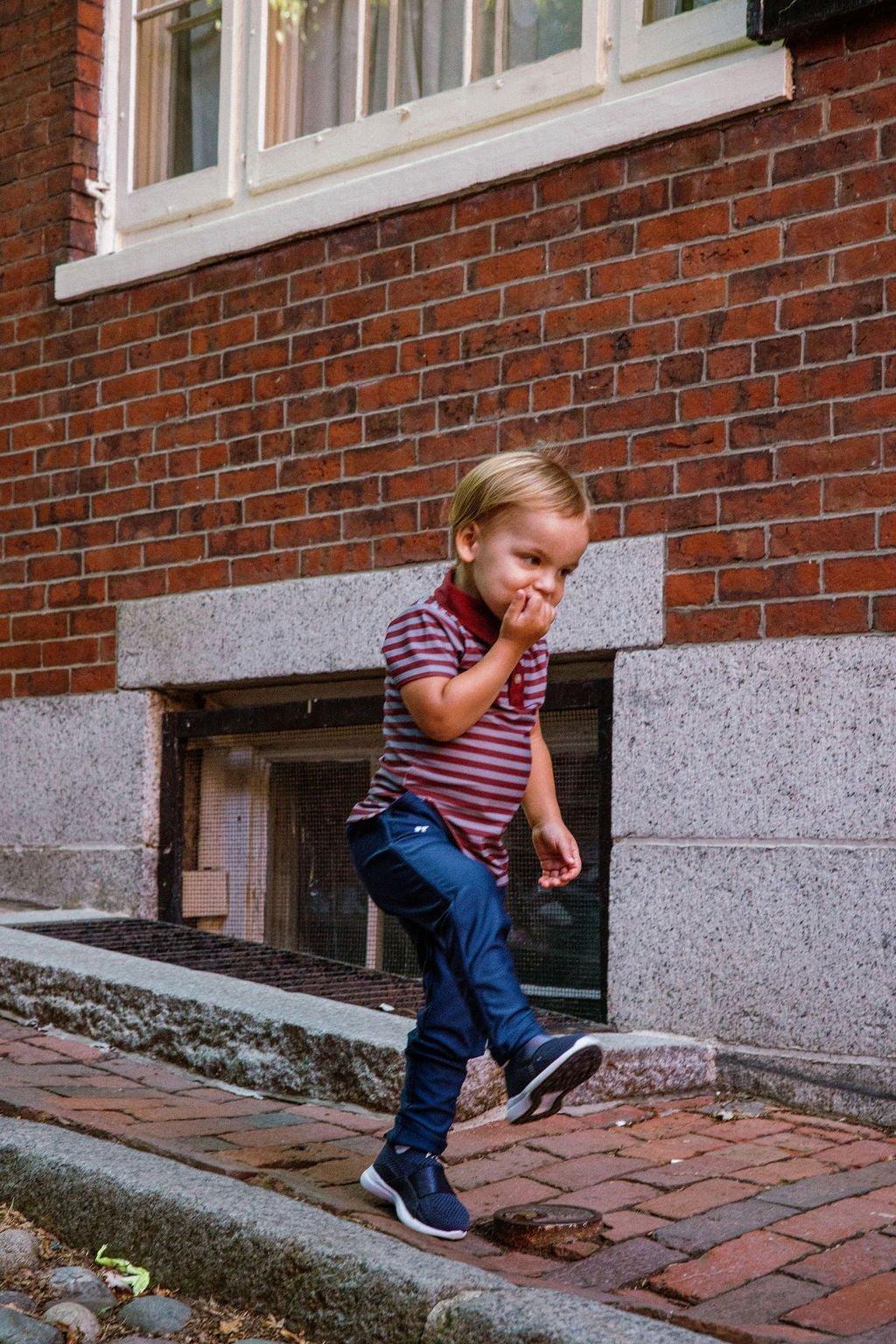 Boys Warm-Up Jogger Pant Navy image number 4