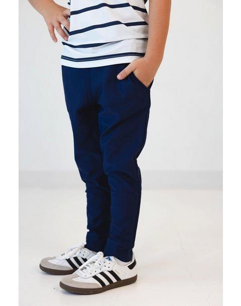 Boys Warm-Up Jogger Pant Navy