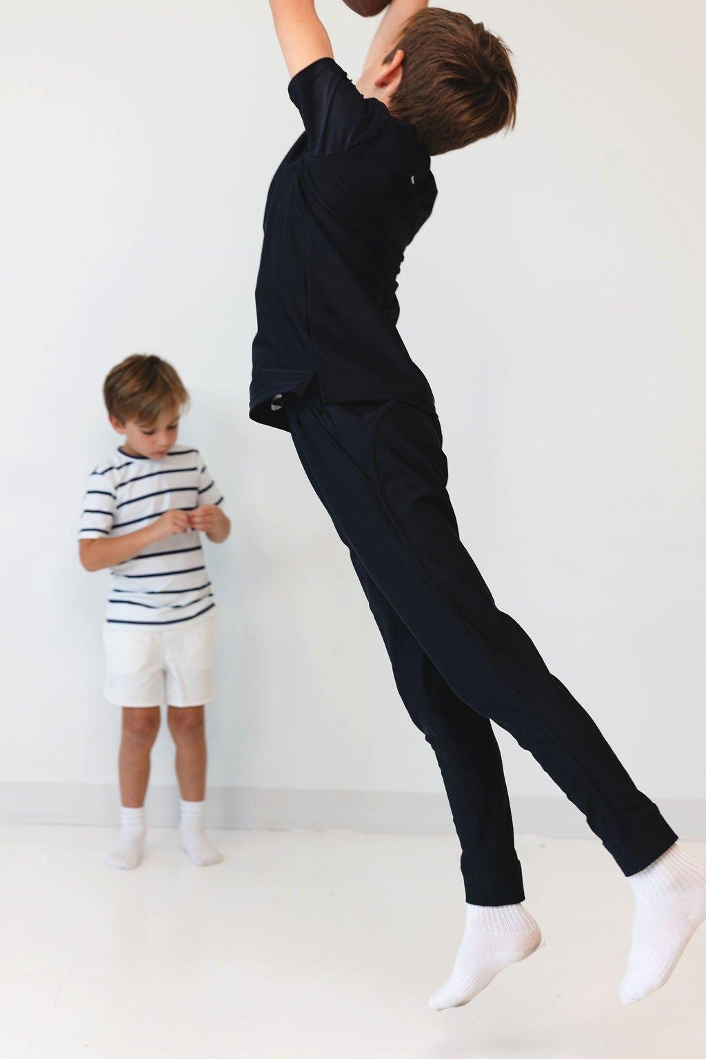 Boys Warm-Up Jogger Pant Black image number 3