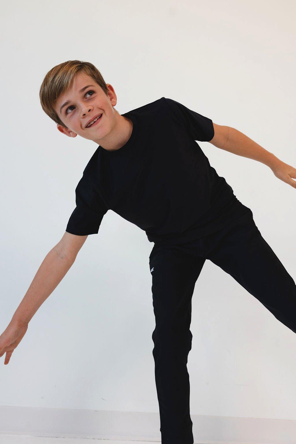 Boys Warm-Up Jogger Pant Black image number 1