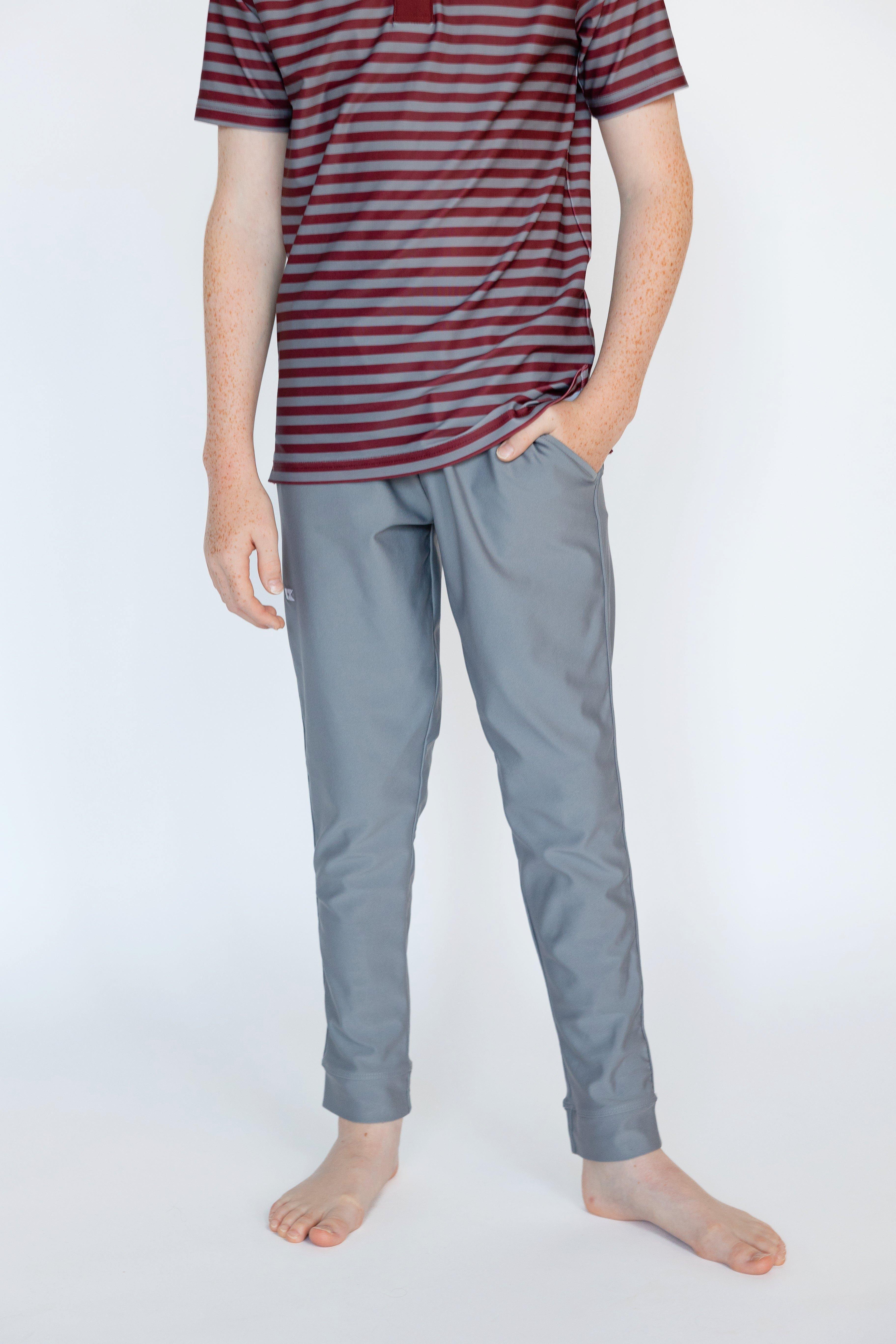 Boys Warm-Up Jogger Pant Gray image number 2
