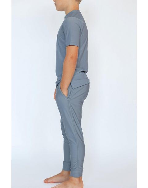 Boys Warm-Up Jogger Pant Gray
