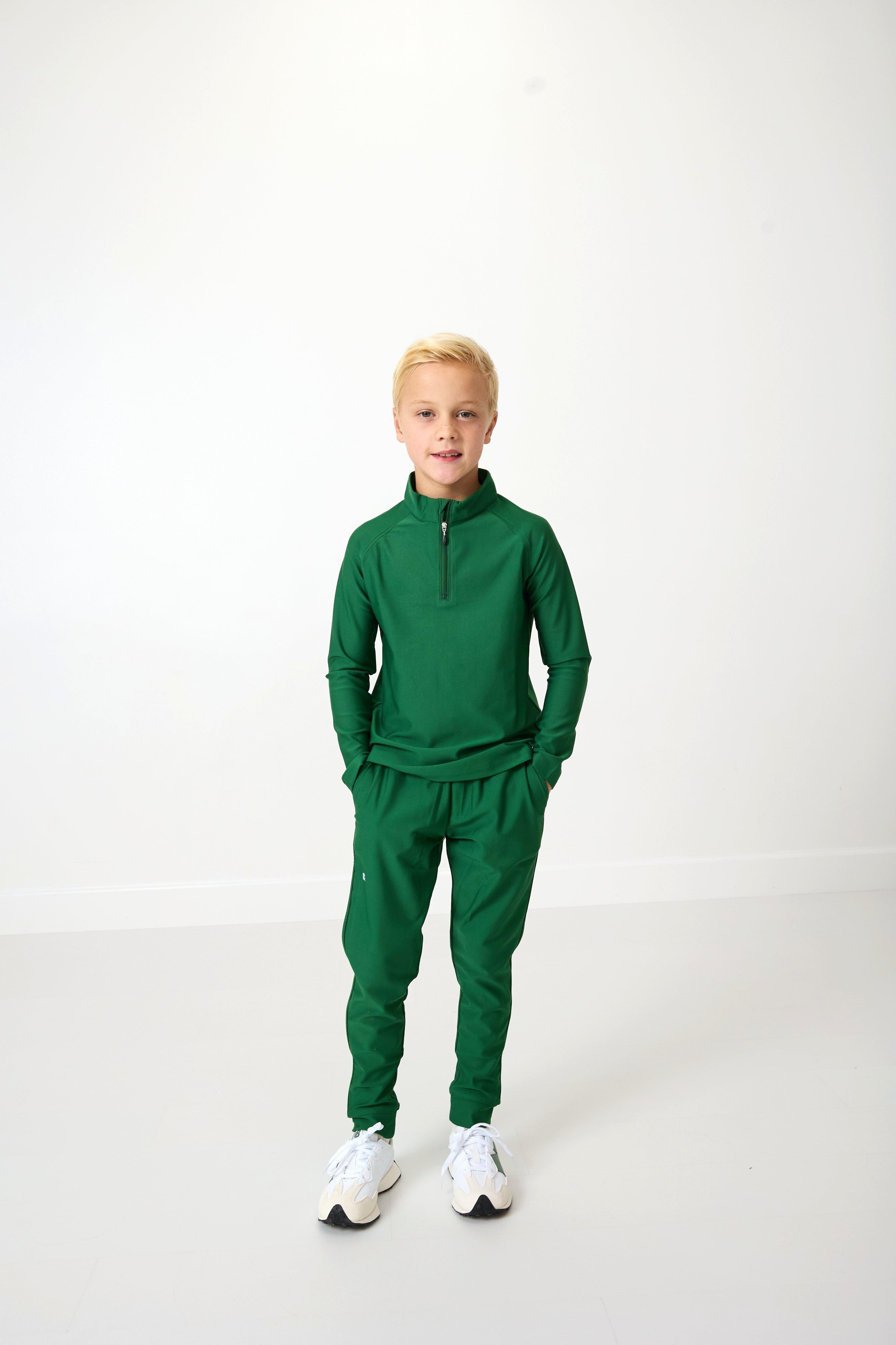 Boys Warm-Up Jogger Pant Green image number 1