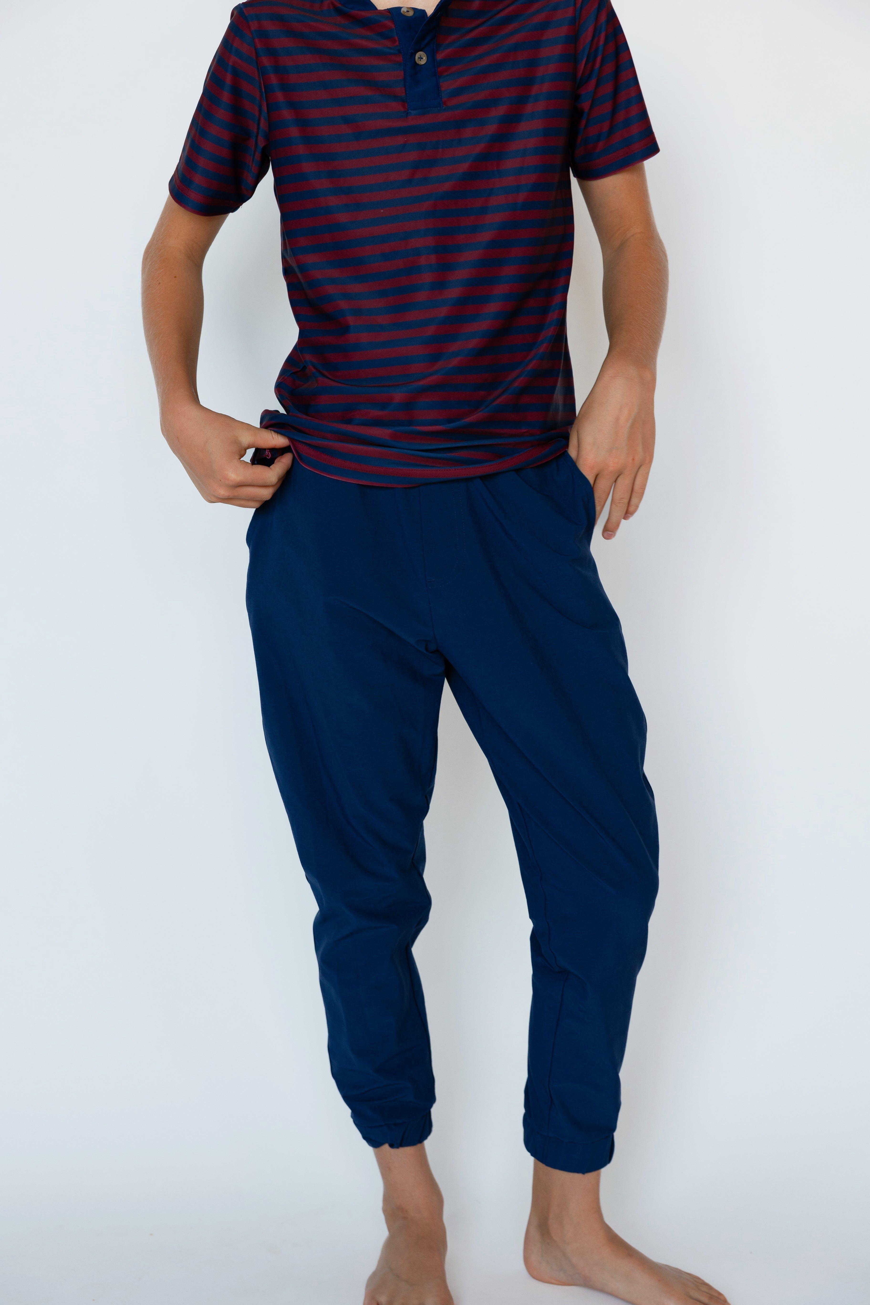 Boys Dress Jogger Pant Navy image number 2