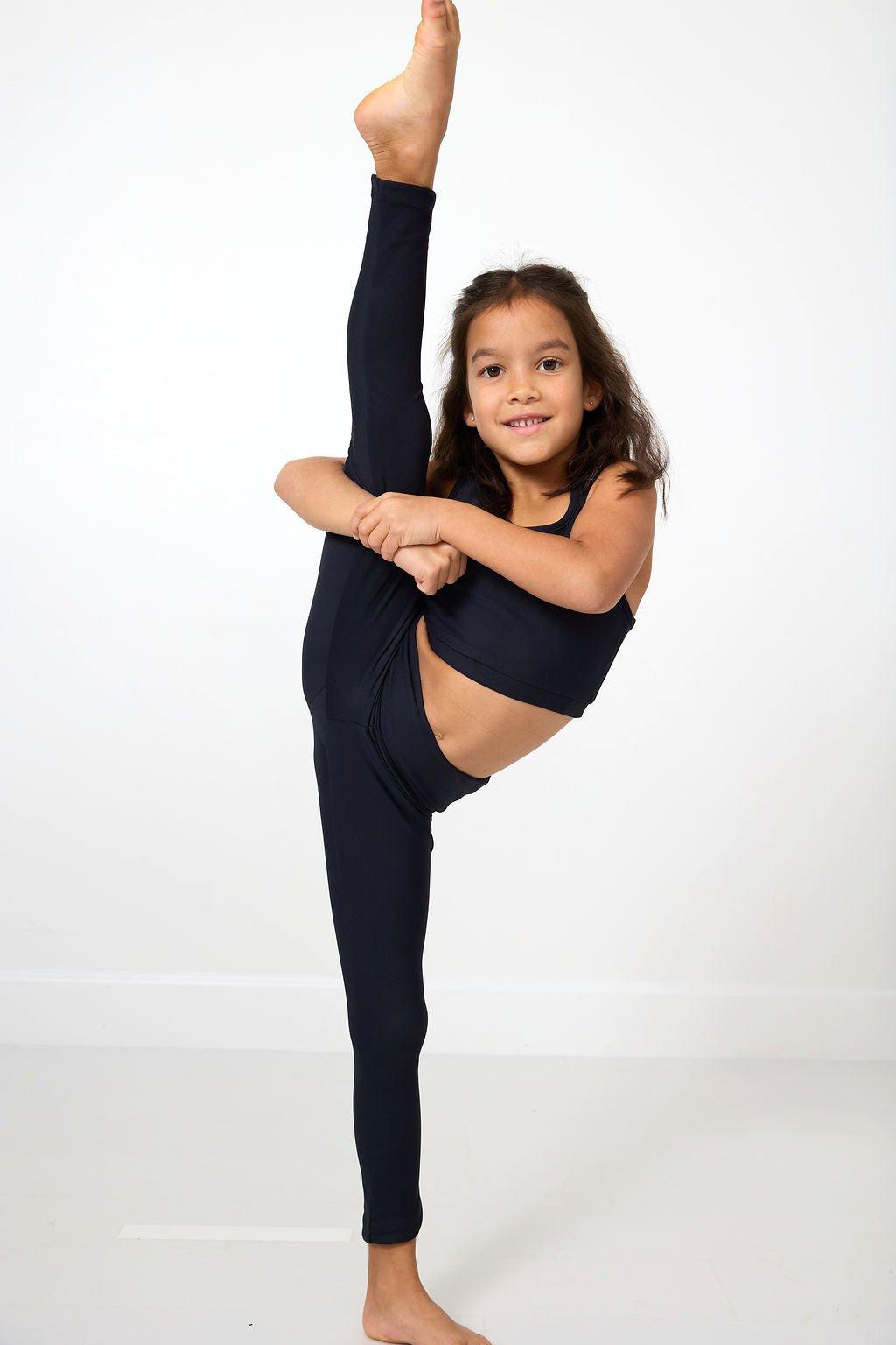 Girl's Leggings Black image number 2