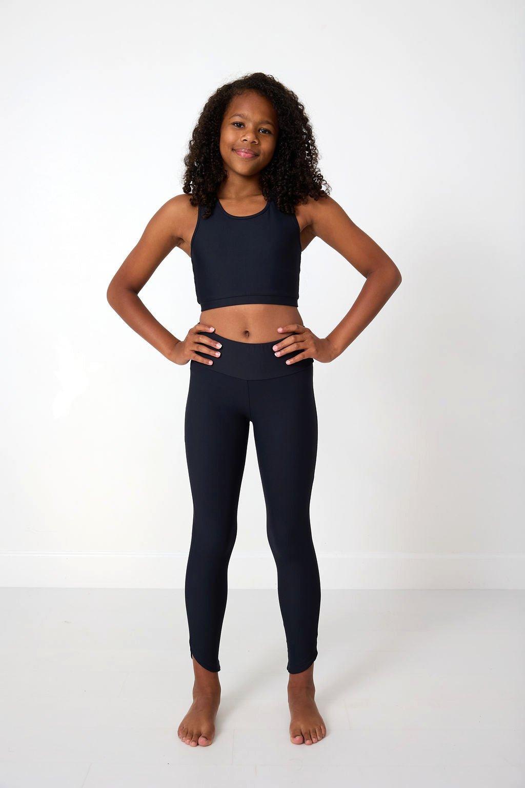 Girl's Leggings Black image number 4