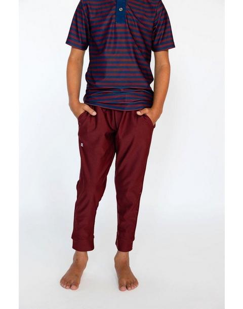 Boys Warm-Up Jogger Pant Maroon