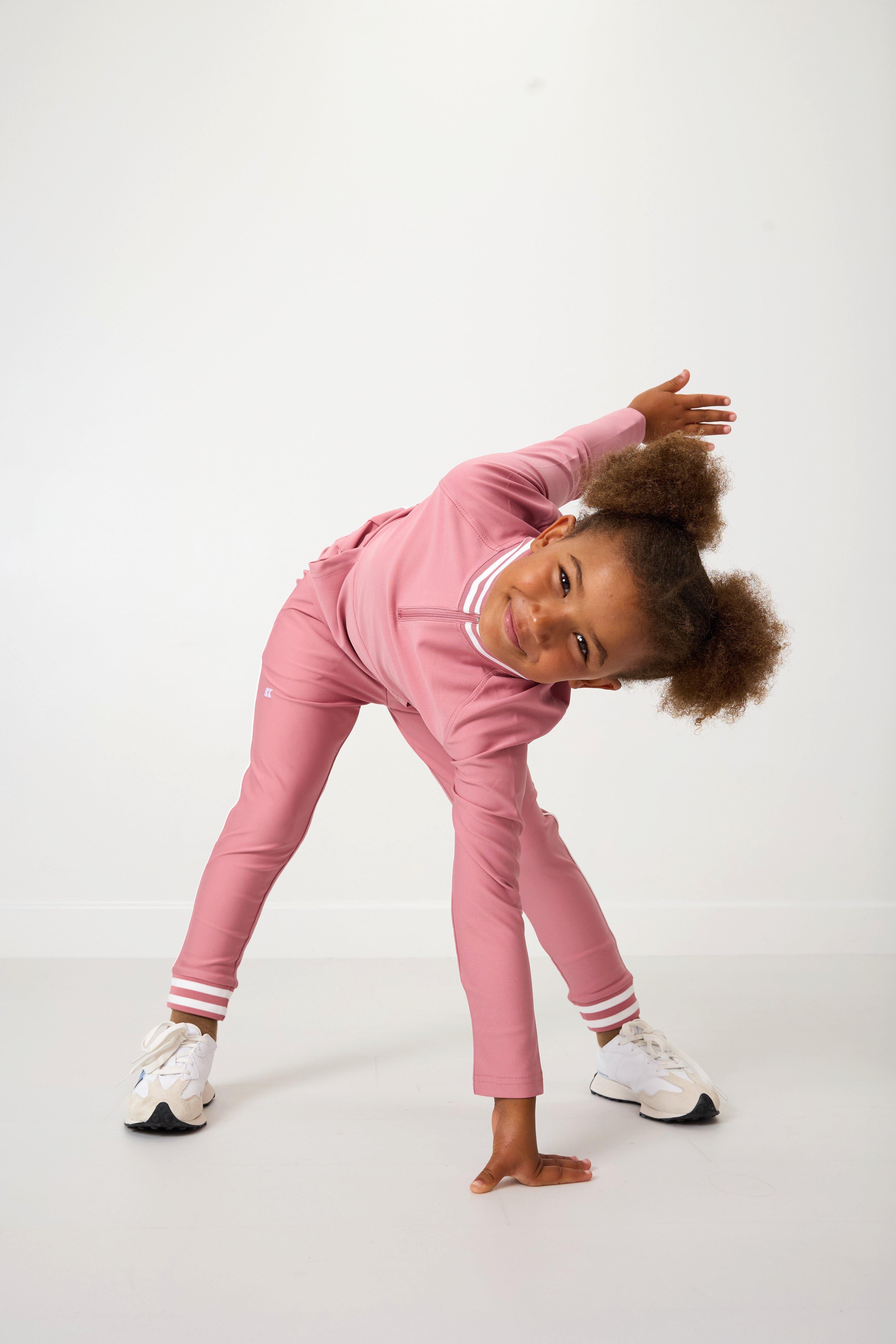Girls Retro Jogger Dusty Pink image number 2