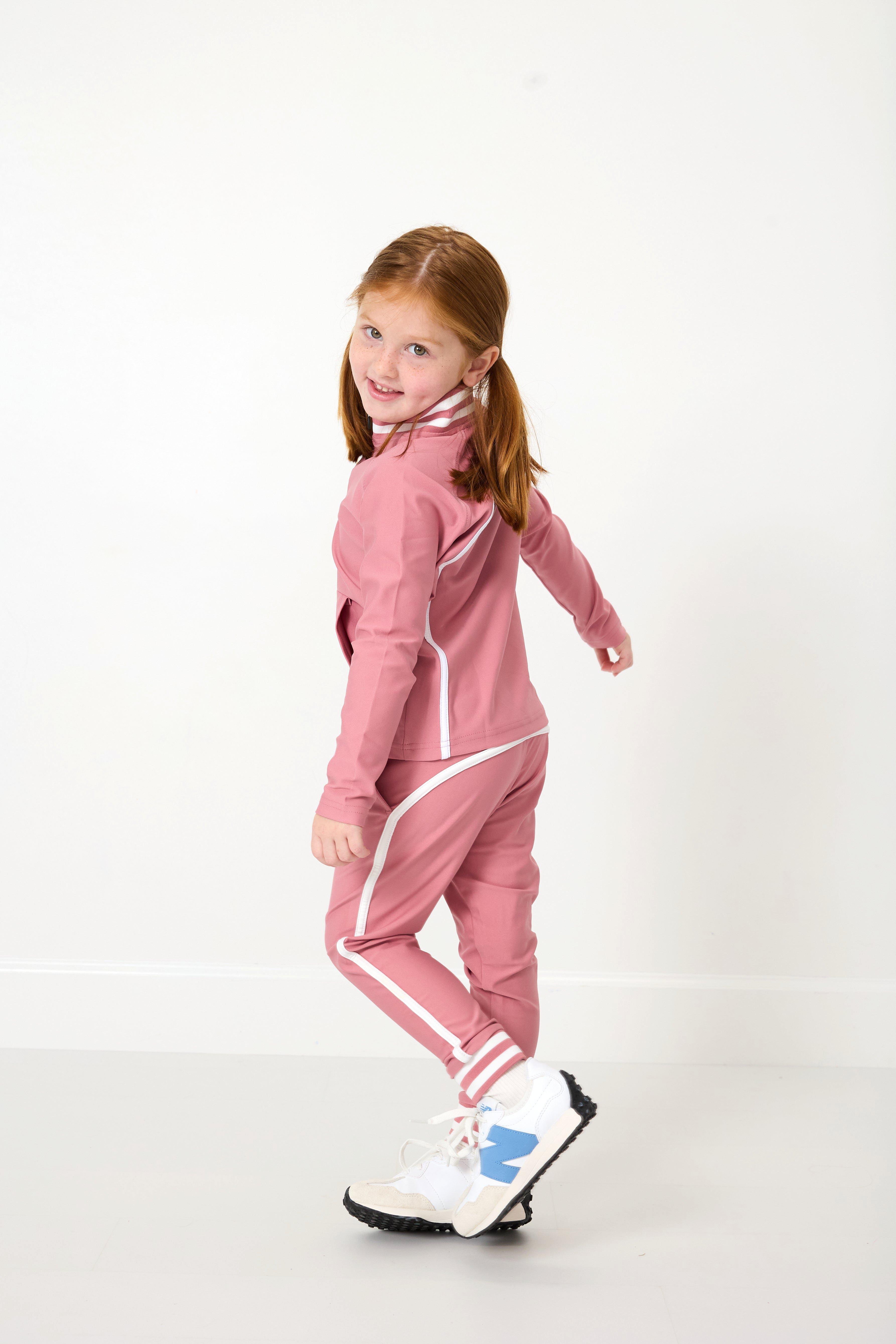 Girls Retro Jogger Dusty Pink image number 3