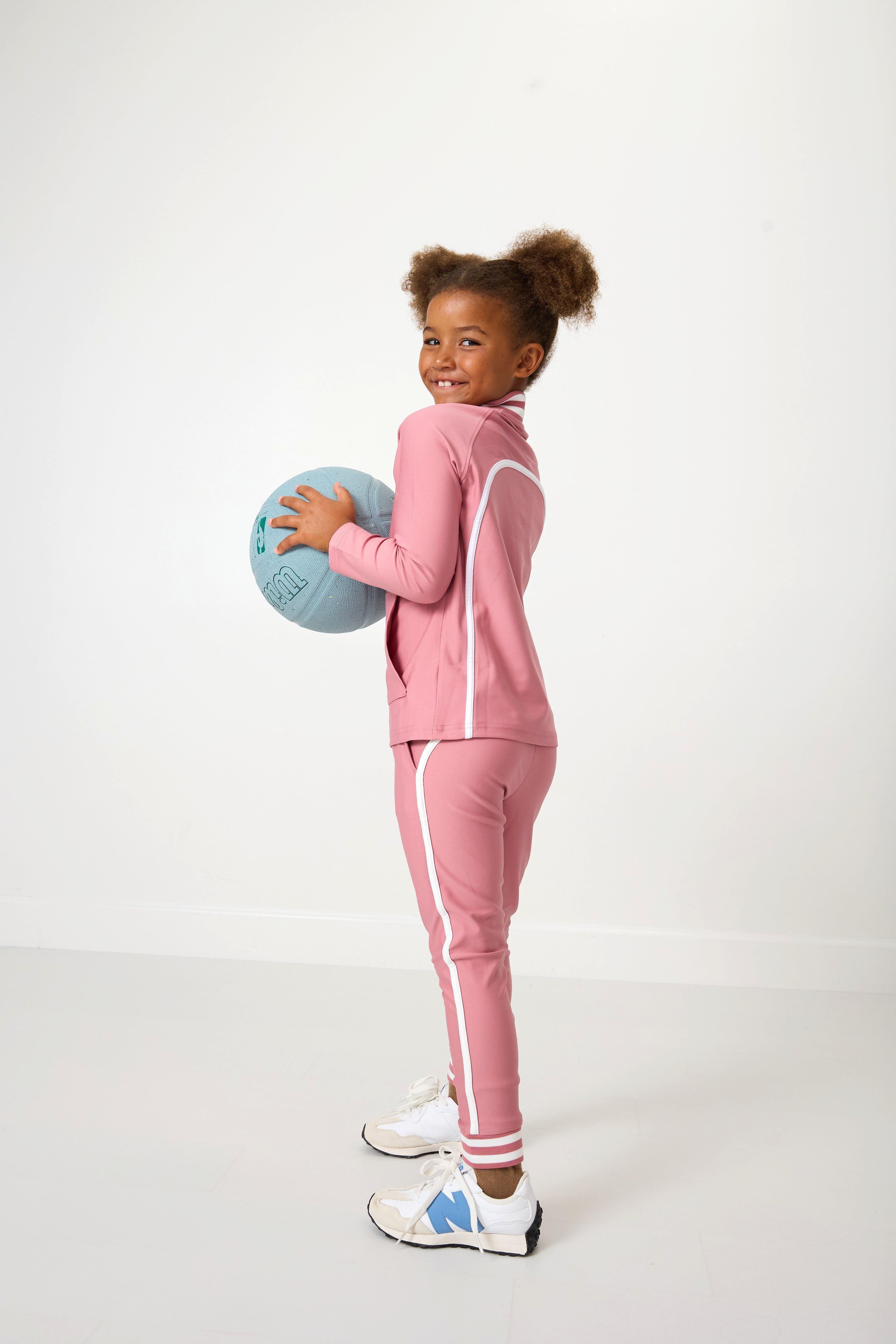 Girls Retro Jogger Dusty Pink image number 4