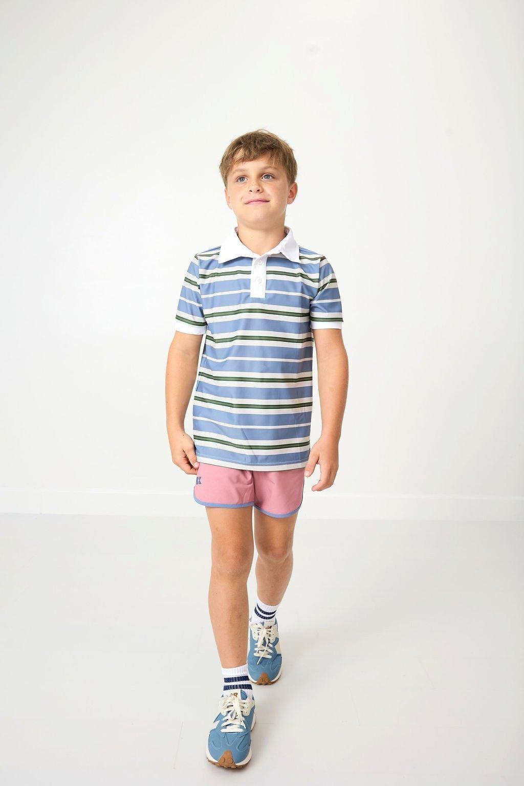 Boys Retro Super Short Lined image number 1