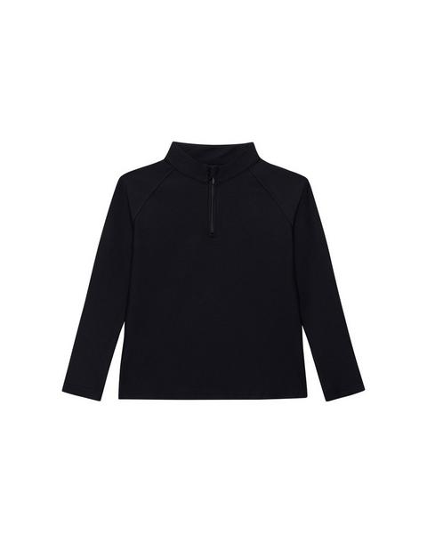 Boys Half Zip Black