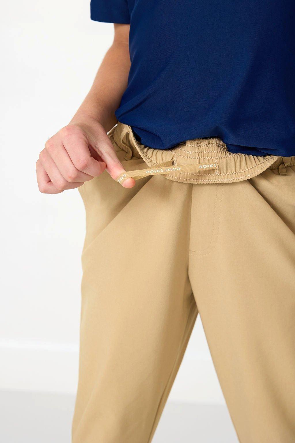 Boys Dress Jogger Pant Khaki image number 3