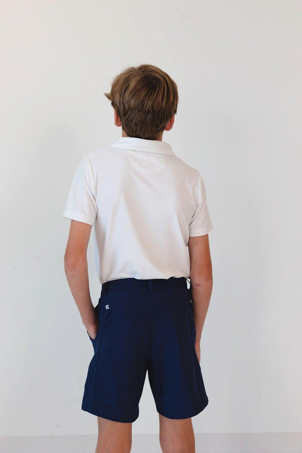 Boys Dress Short Navy image number 3