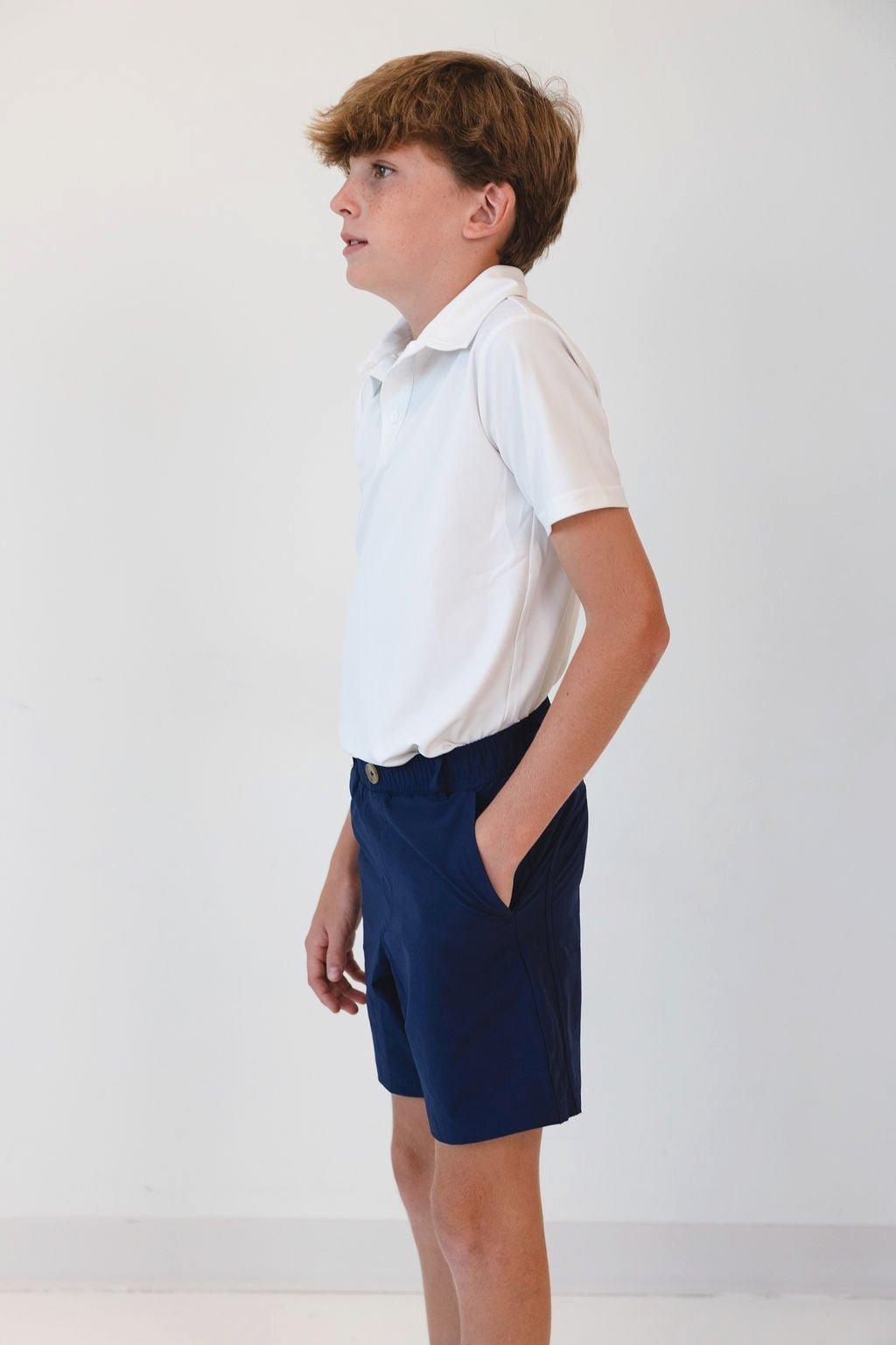 Boys Dress Short Navy image number 4