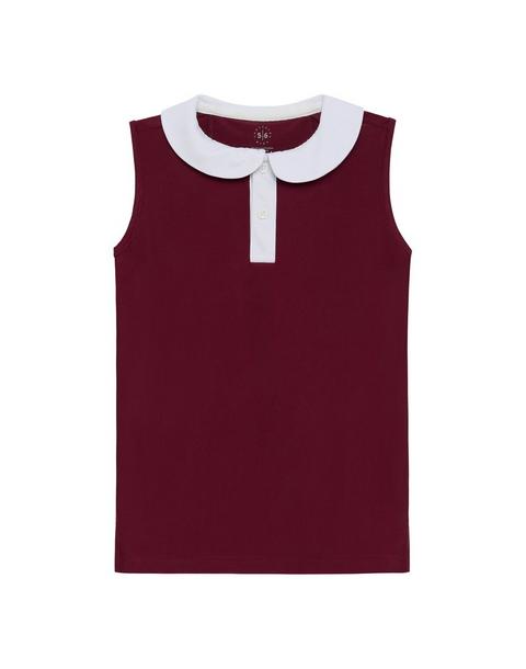 Girly Girls Tank Top Maroon White