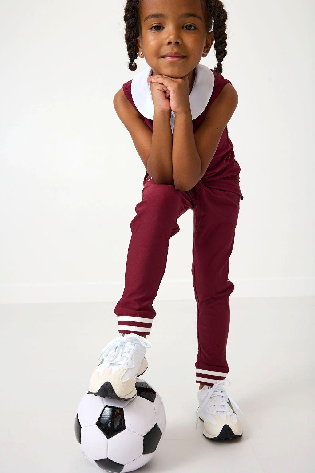 Girly Girls Tank Top Maroon White image number 3