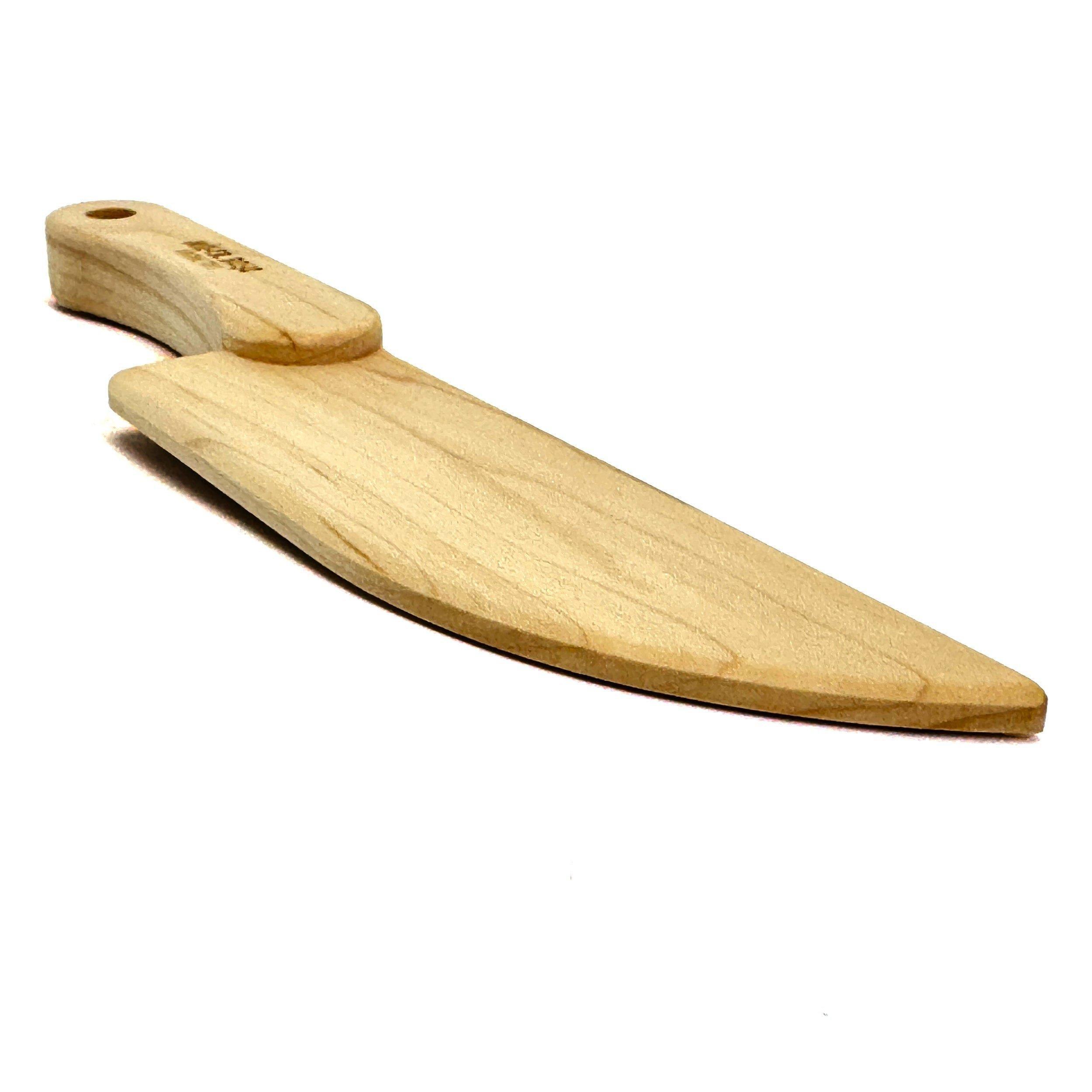 Kid's Chef-in-Training Wooden Cutting Board with Handcrafted Wooden Knife image number 2