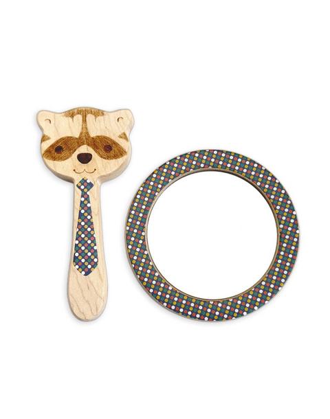 Printed Single-Piece Rattle + Matching Mirror
