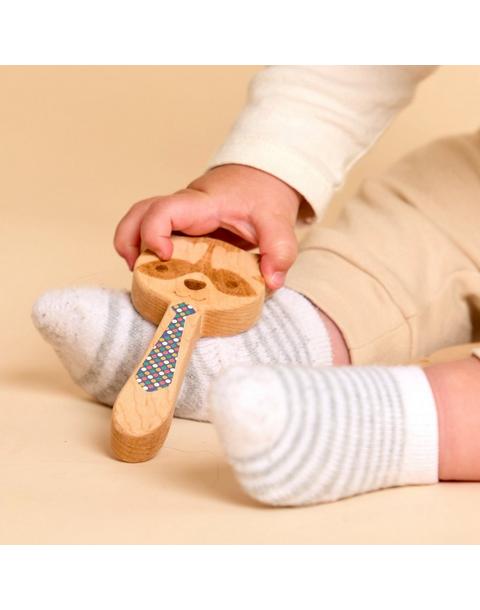 Printed Single-Piece Rattle + Matching Mirror