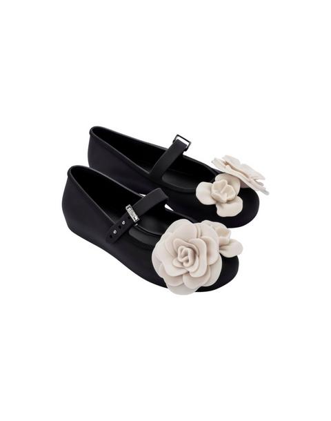 Soft Ballerina Petals Kid in Black Beige