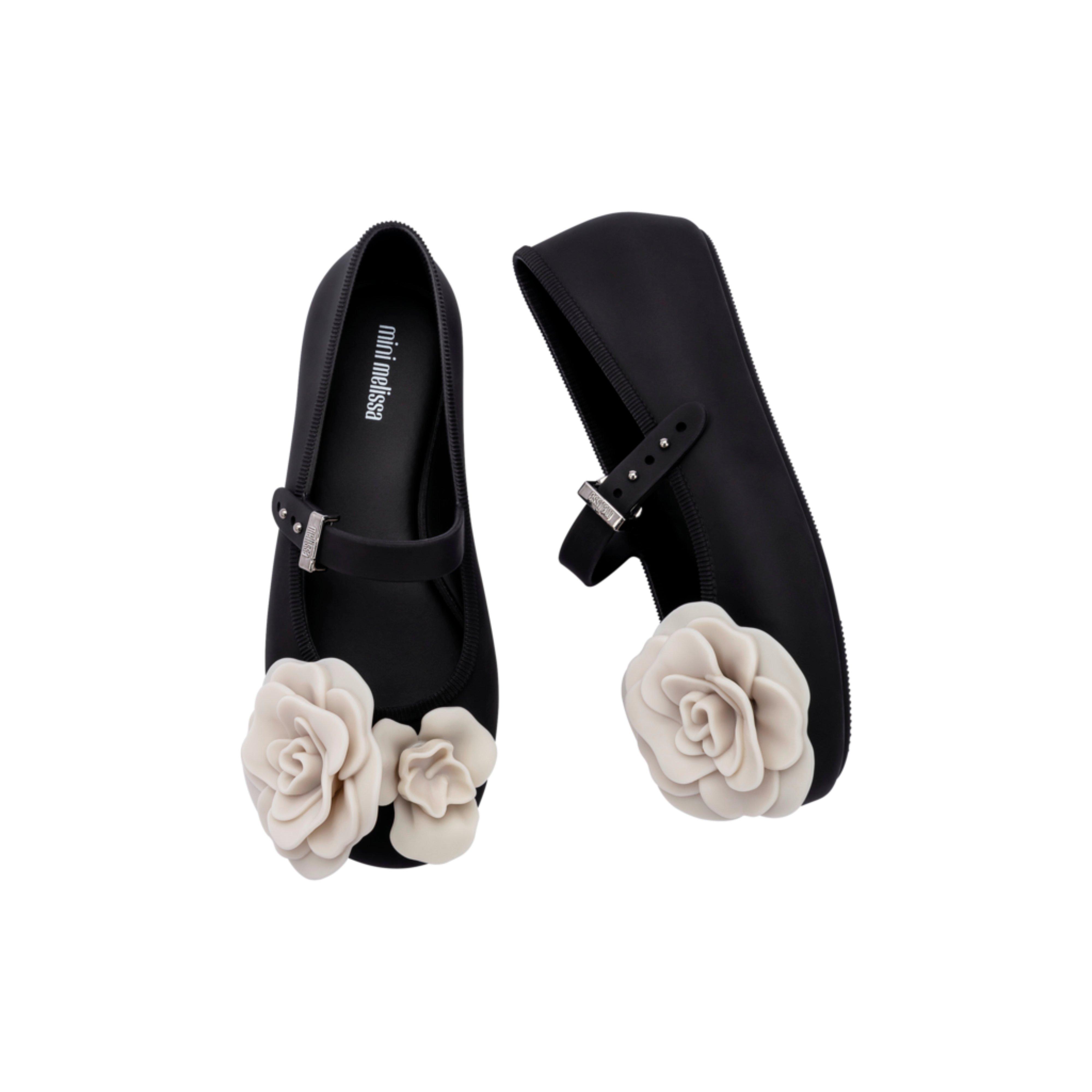 Soft Ballerina Petals Kid in Black Beige image number 3