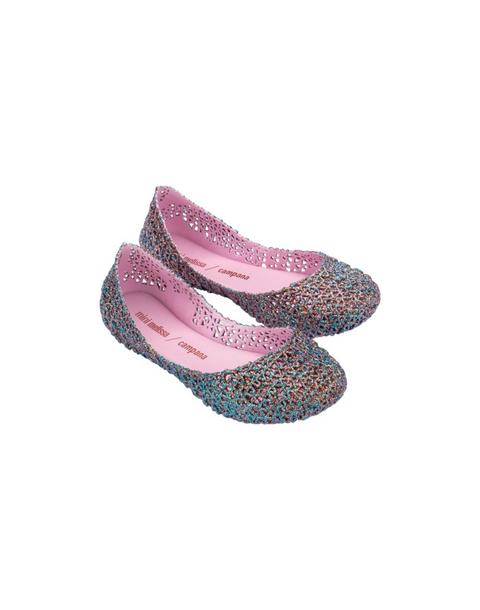Campana Papel Kid in Pink Multi Glitter