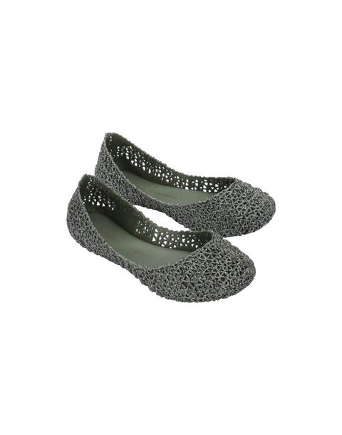 Campana Papel Kid in Glitter Green