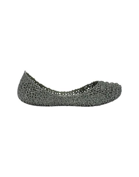 Campana Papel Kid in Glitter Green