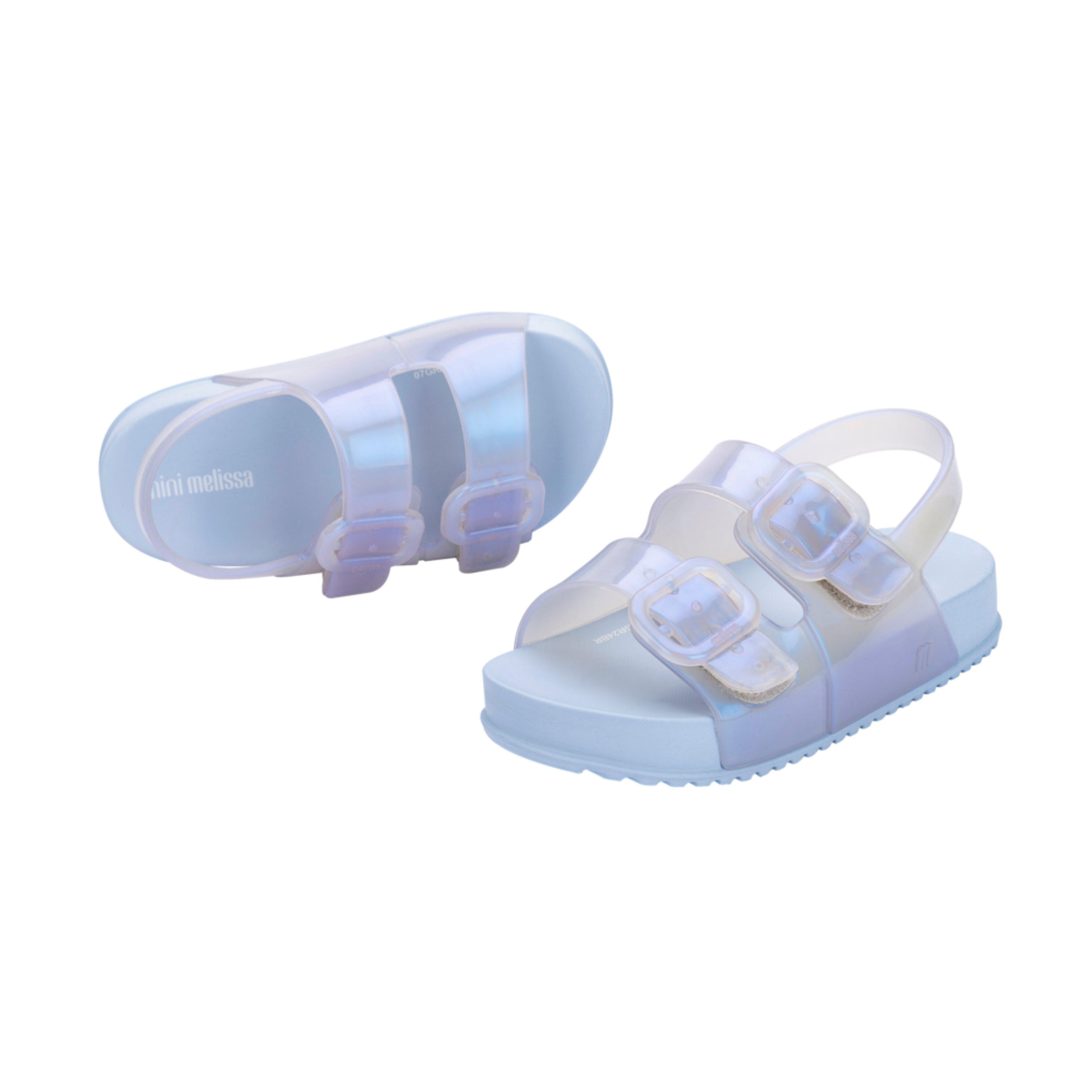 Cozy Sandal Baby in Blue White image number 2