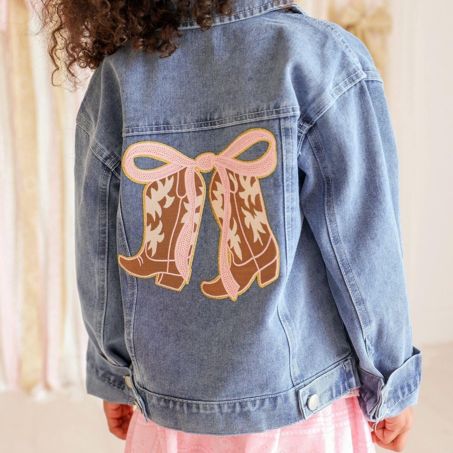 Cowgirl Cutie Patch Western Denim Jacket image number 3