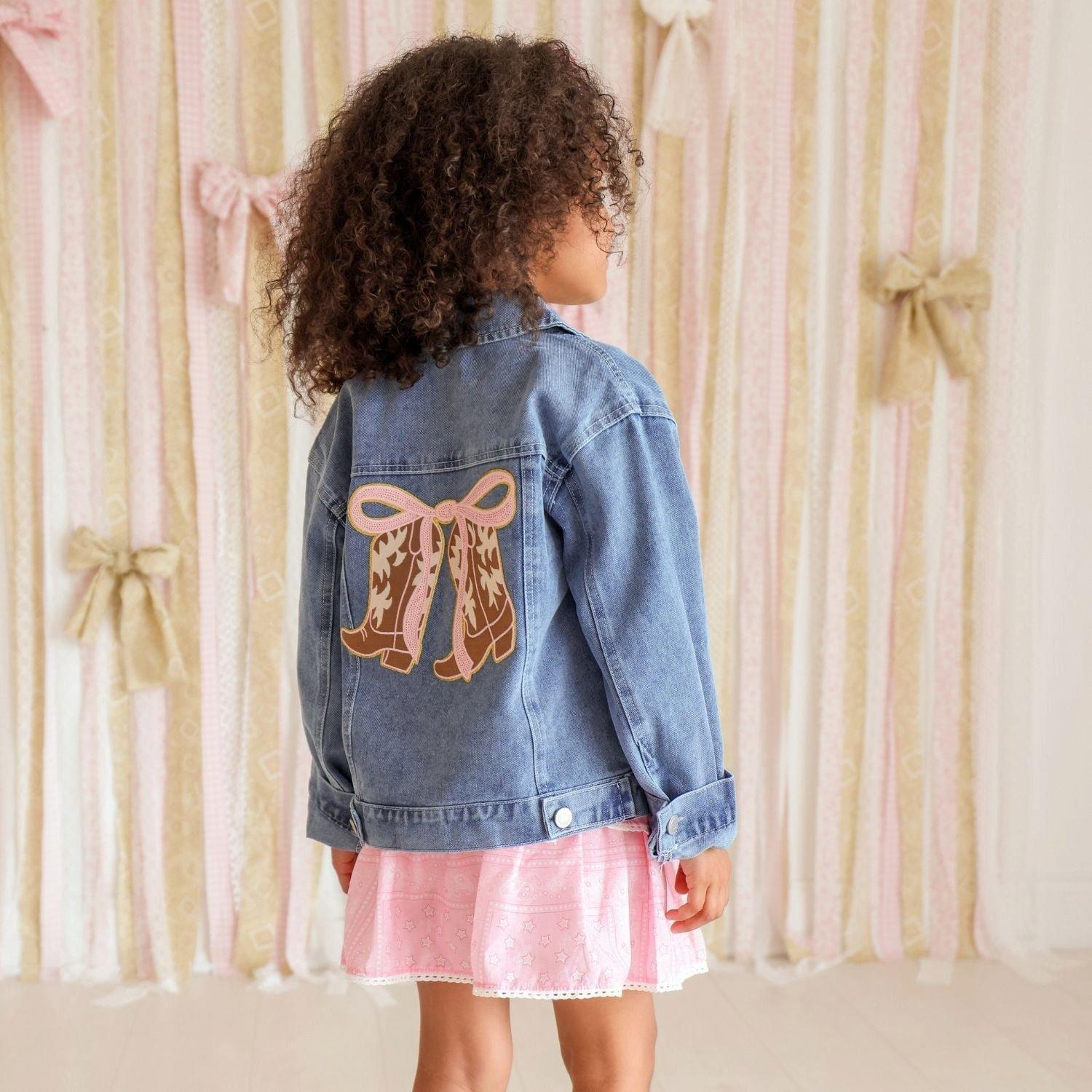 Cowgirl Cutie Patch Western Denim Jacket image number 4