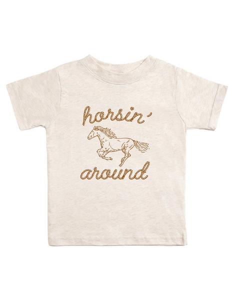 Horsin' Around Western Short Sleeve T-Shirt